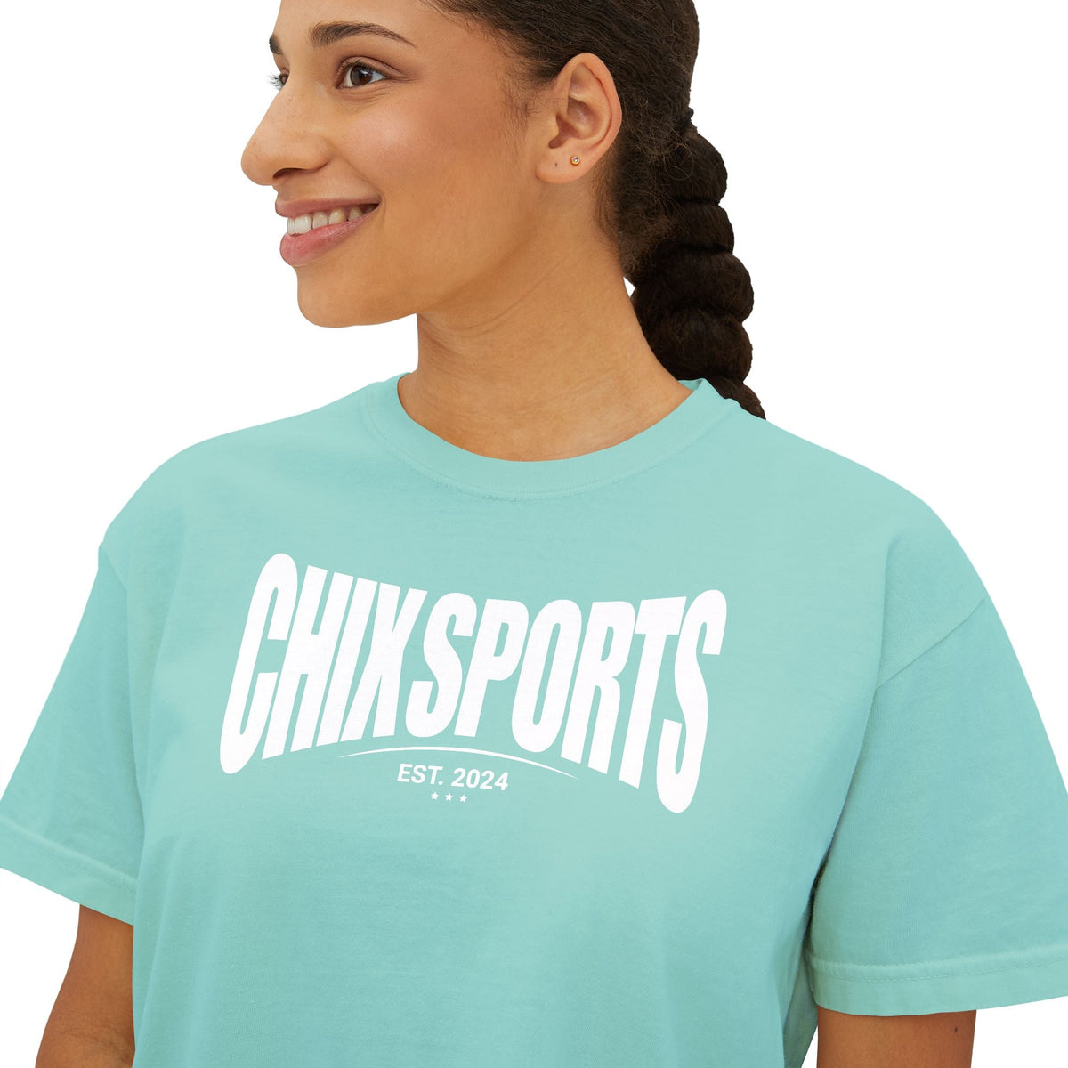 Chix Sports Premium Women's Boxy Tee in S | Chix Sports