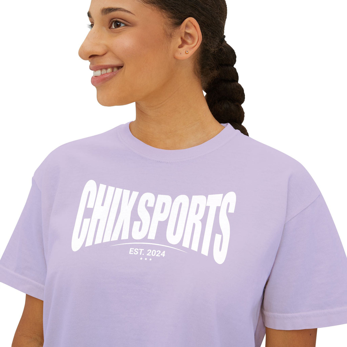Chix Sports Premium Women's Boxy Tee in S | Chix Sports