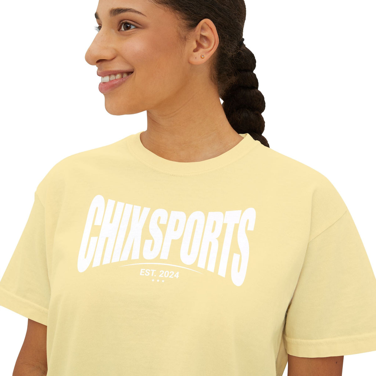 Chix Sports Premium Women's Boxy Tee in S | Chix Sports