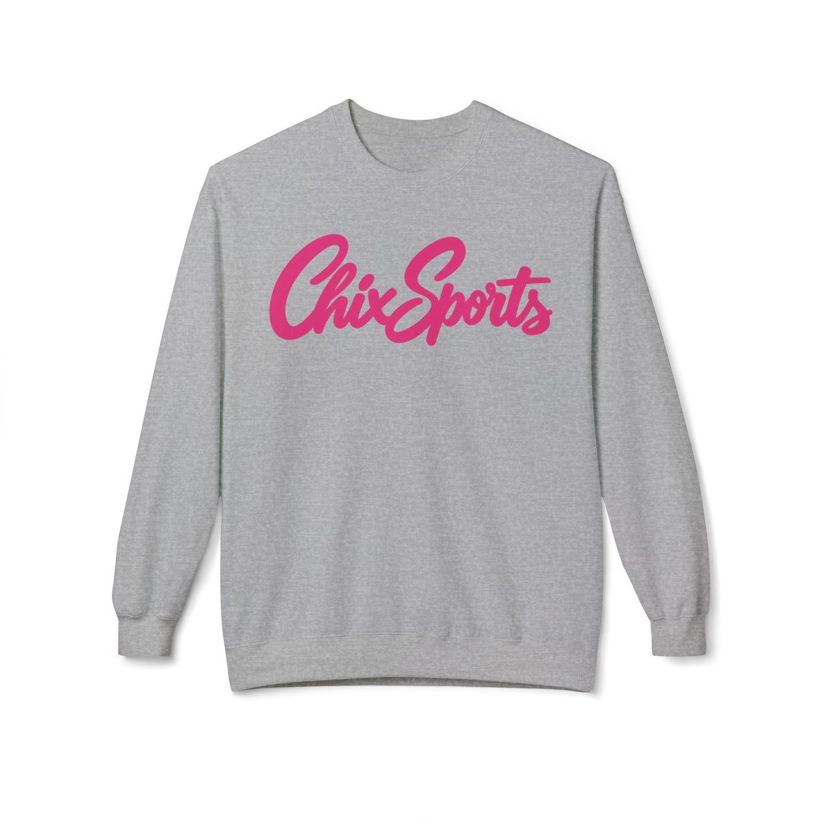 Chix Sports Unisex Softstyle Sweatshirt in Sport Grey | Chix Sports