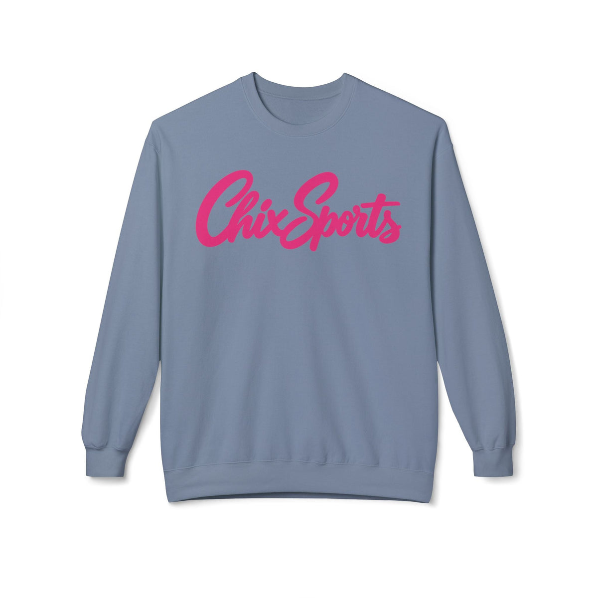 Chix Sports Unisex Softstyle Sweatshirt in Stone Blue | Chix Sports