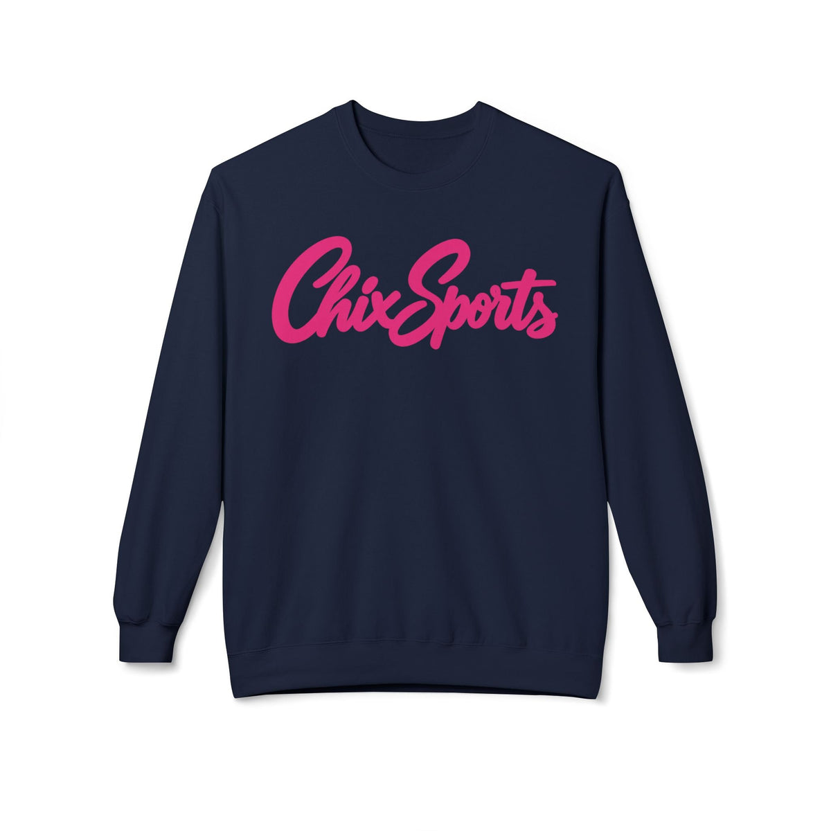 Chix Sports Unisex Softstyle Sweatshirt in Navy | Chix Sports