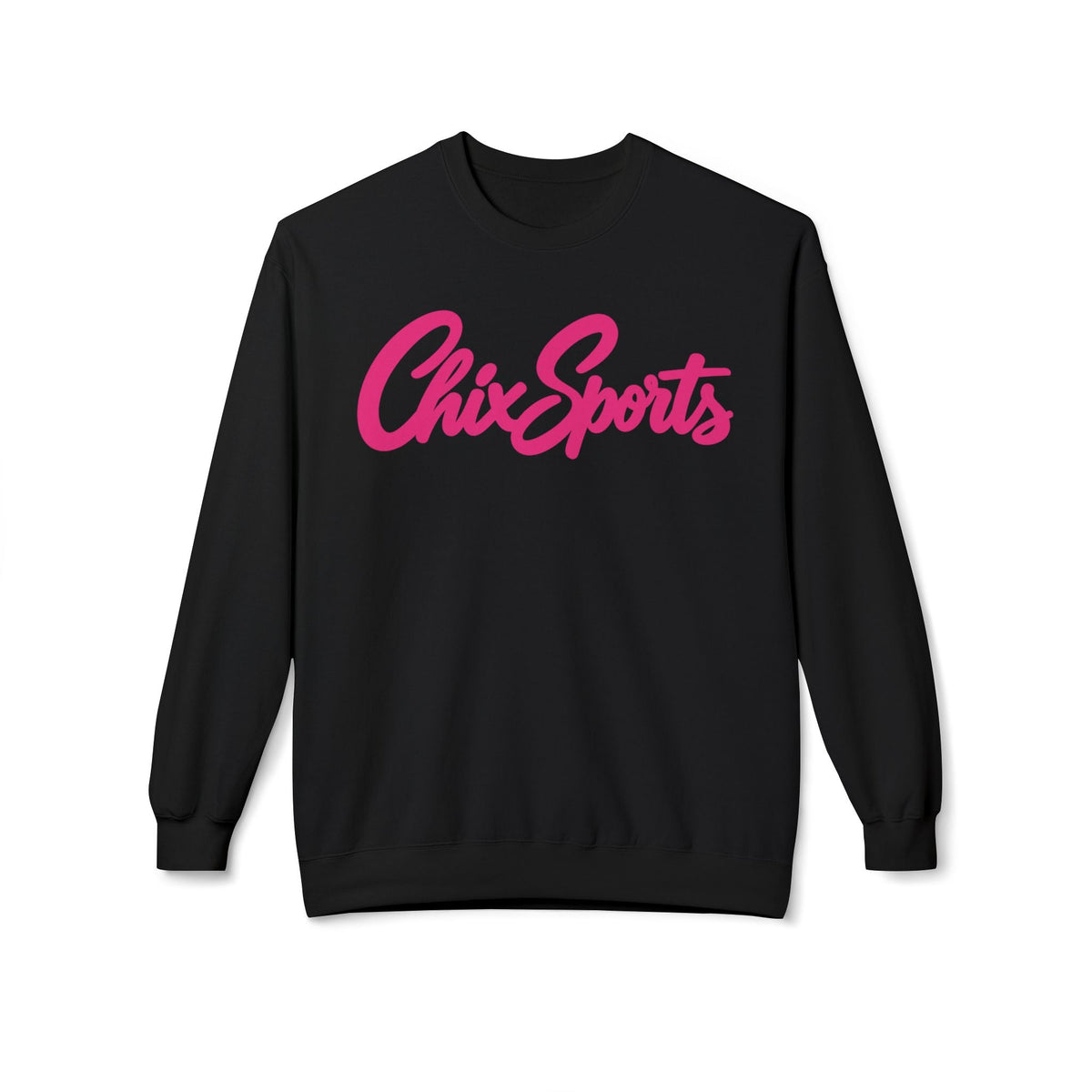 Chix Sports Unisex Softstyle Sweatshirt in Black | Chix Sports