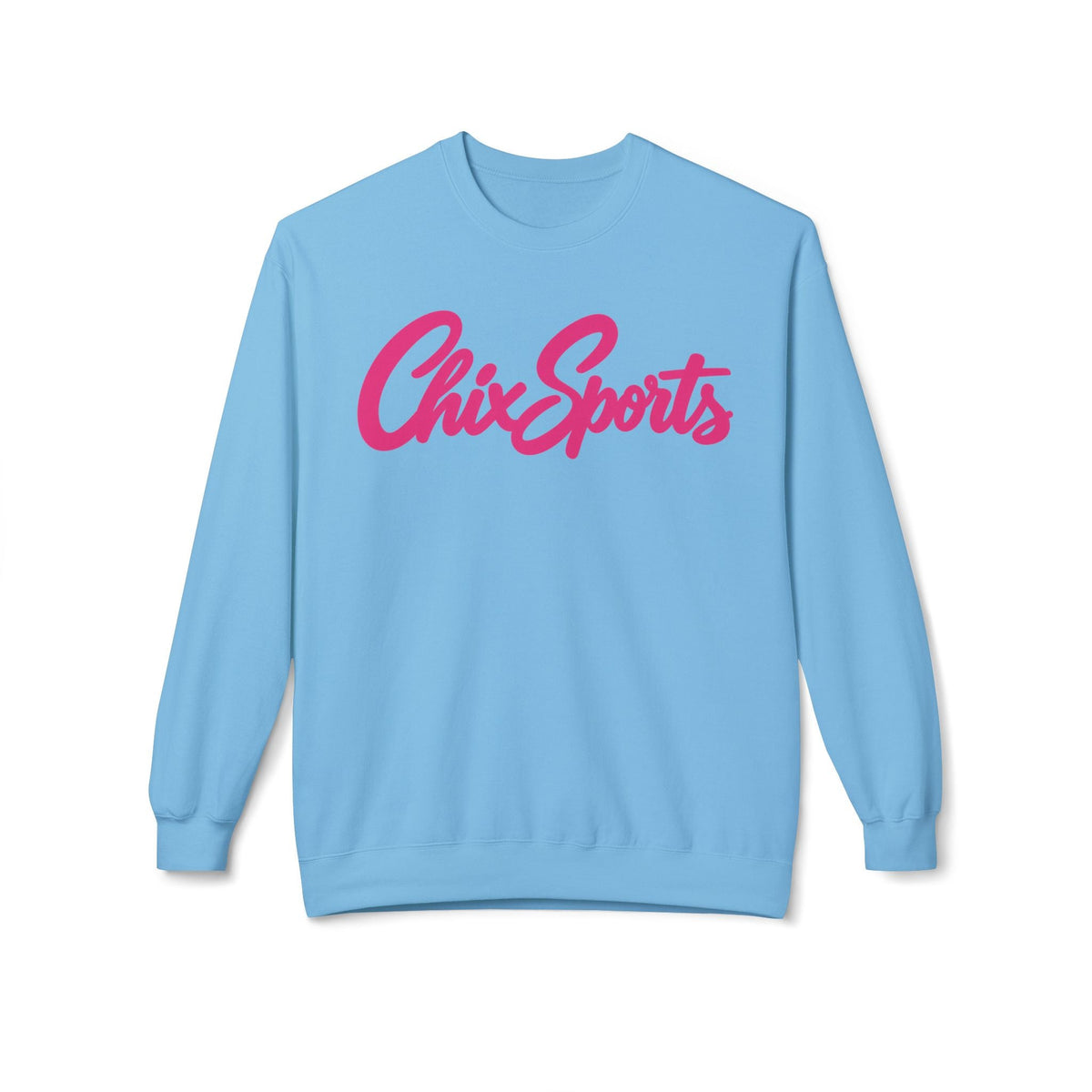 Chix Sports Unisex Softstyle Sweatshirt in Sky | Chix Sports