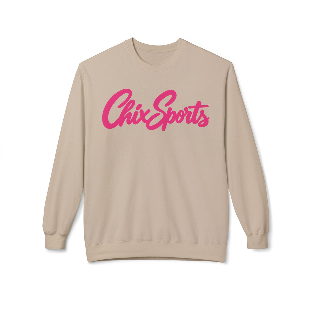 Chix Sports Unisex Softstyle Sweatshirt in Sand | Chix Sports