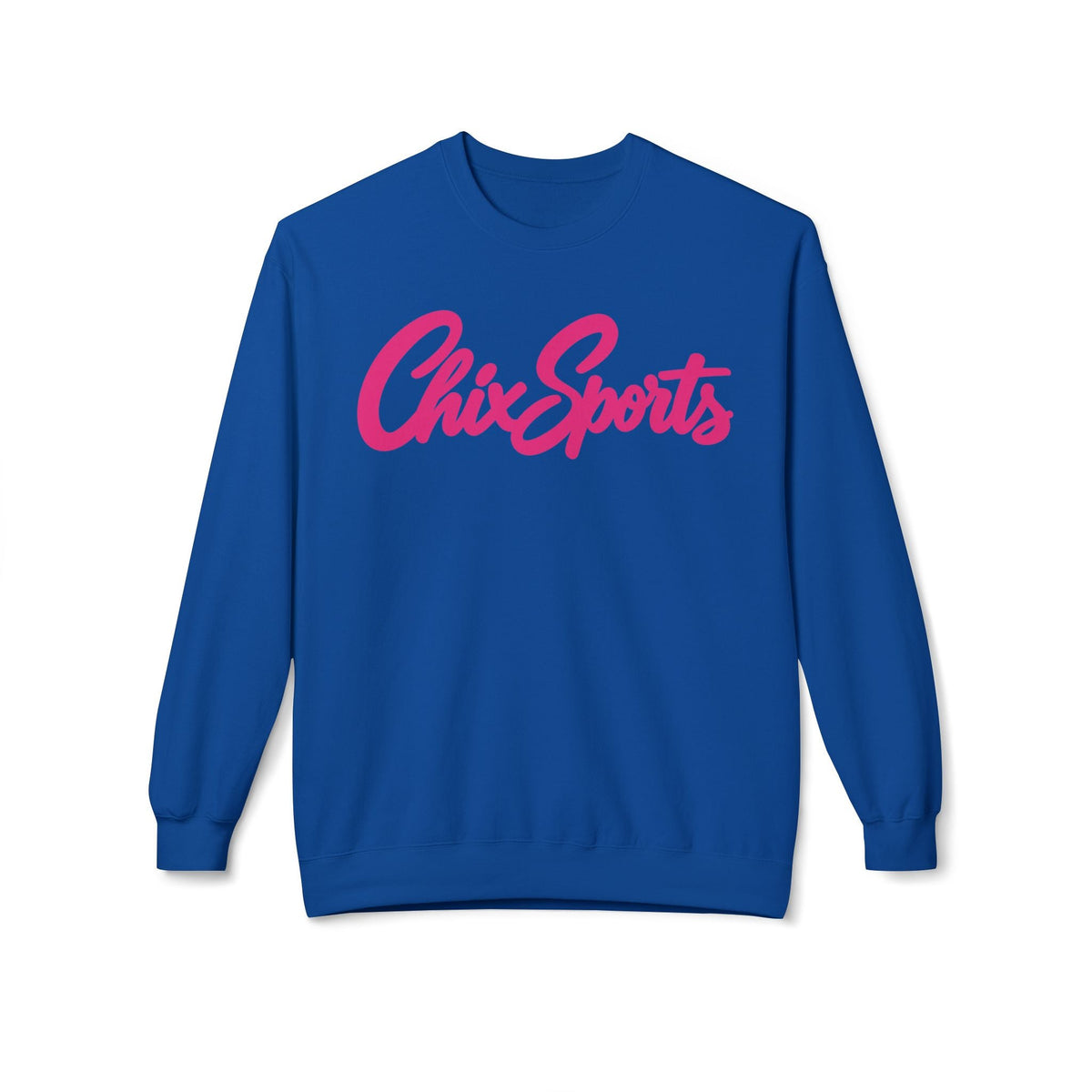 Chix Sports Unisex Softstyle Sweatshirt in Royal | Chix Sports