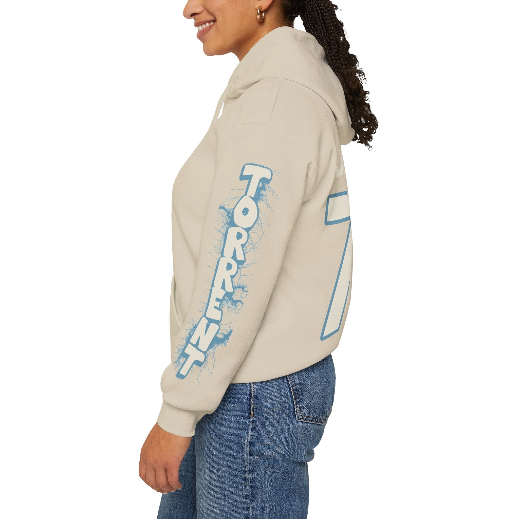 CJ Jackson Torrent Unisex Hoodie in Sport Grey | Chix Sports