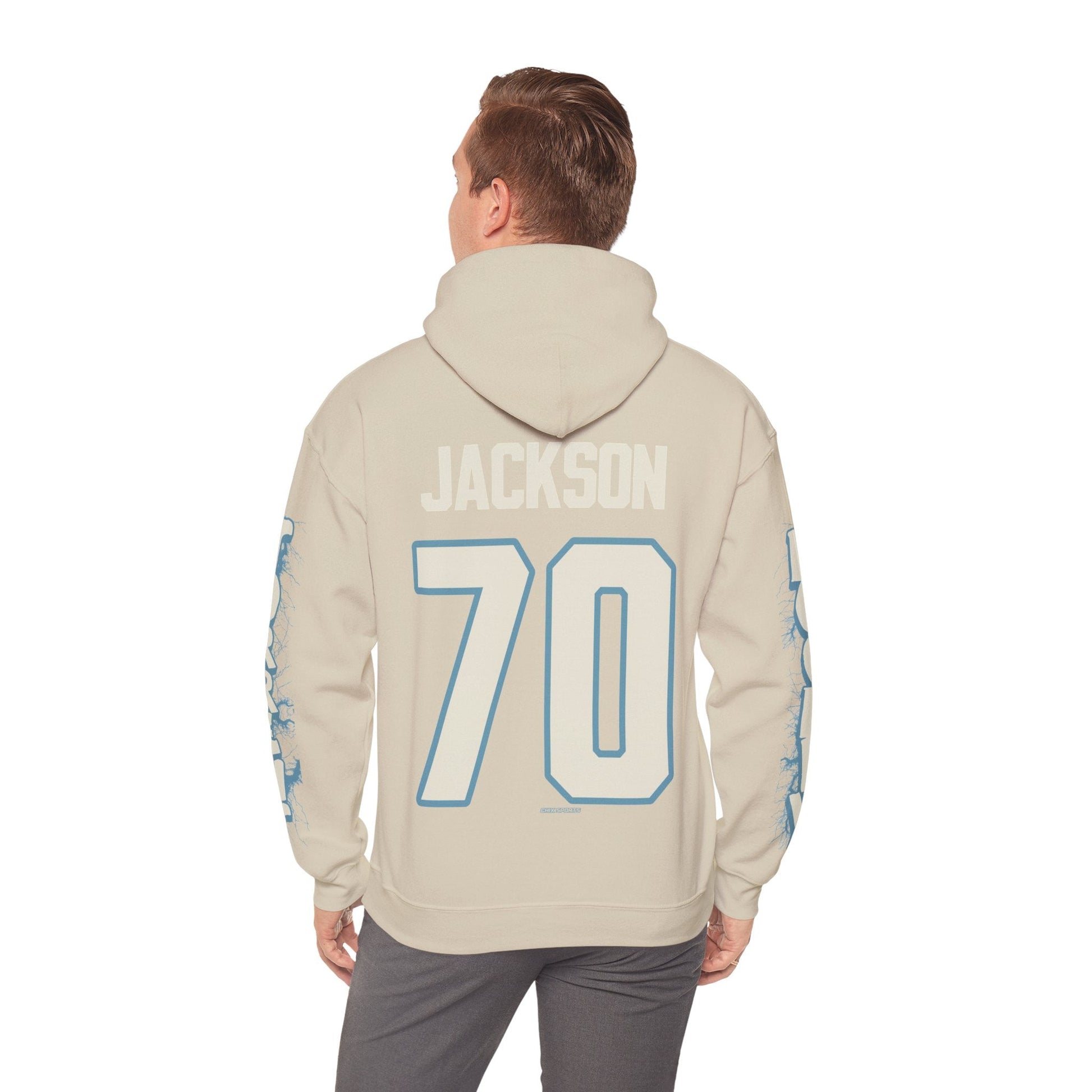 CJ Jackson Torrent Unisex Hoodie in Sport Grey | Chix Sports