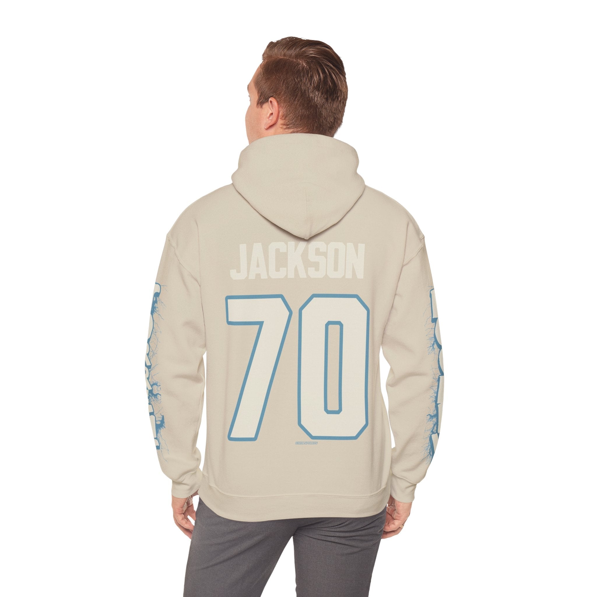 CJ Jackson Torrent Unisex Hoodie in Sport Grey | Chix Sports