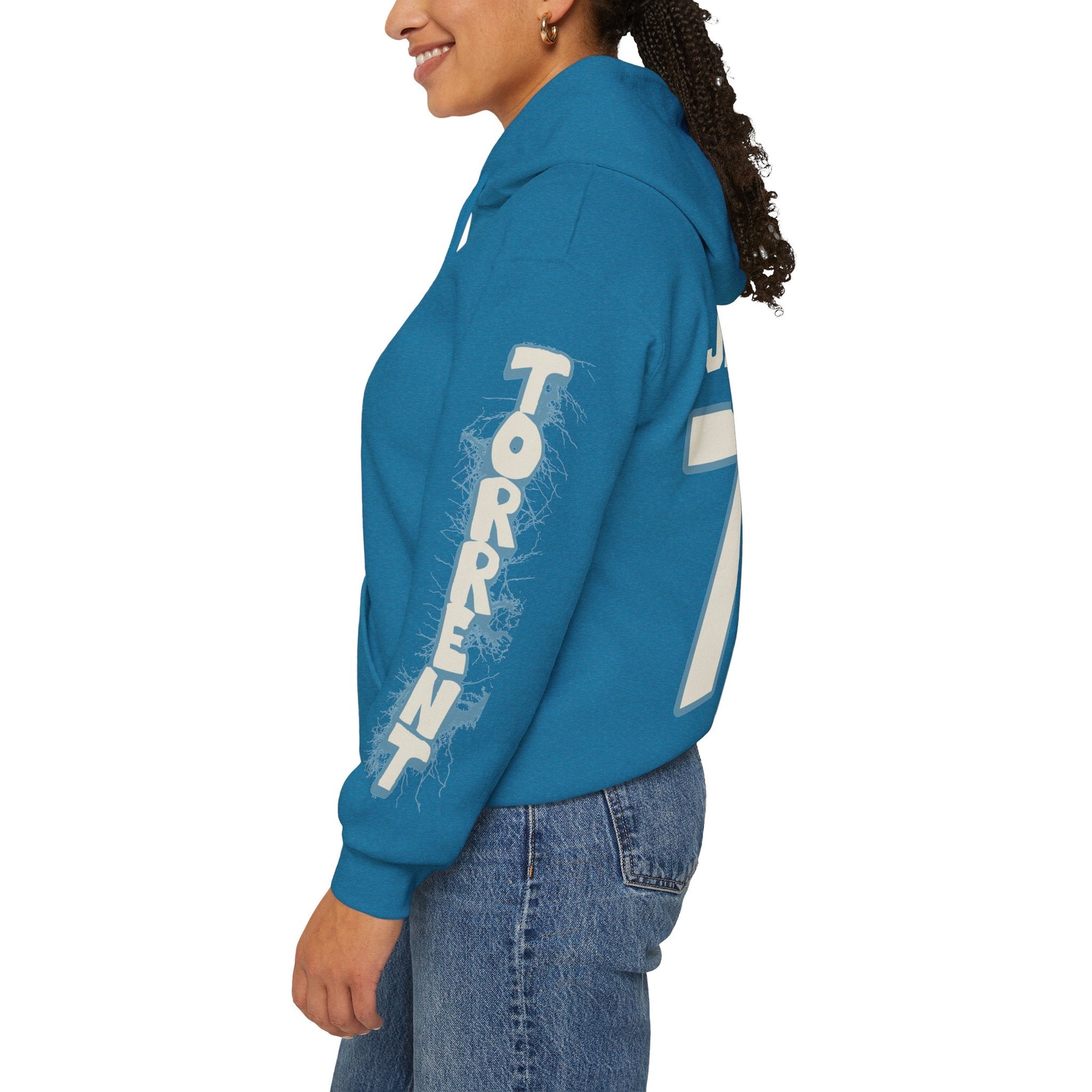 CJ Jackson Torrent Unisex Hoodie in Sport Grey | Chix Sports