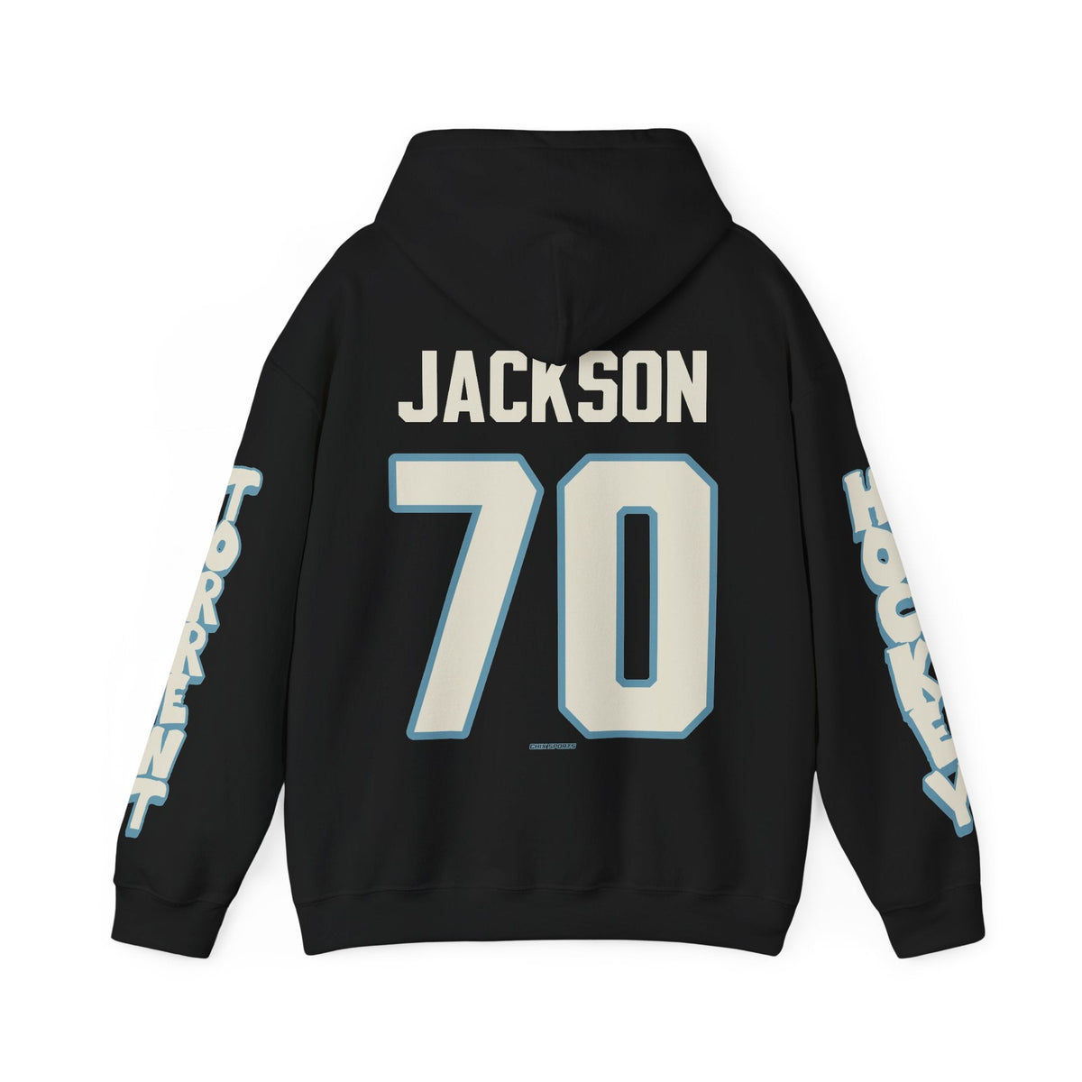 CJ Jackson Torrent Unisex Hoodie in Black | Chix Sports