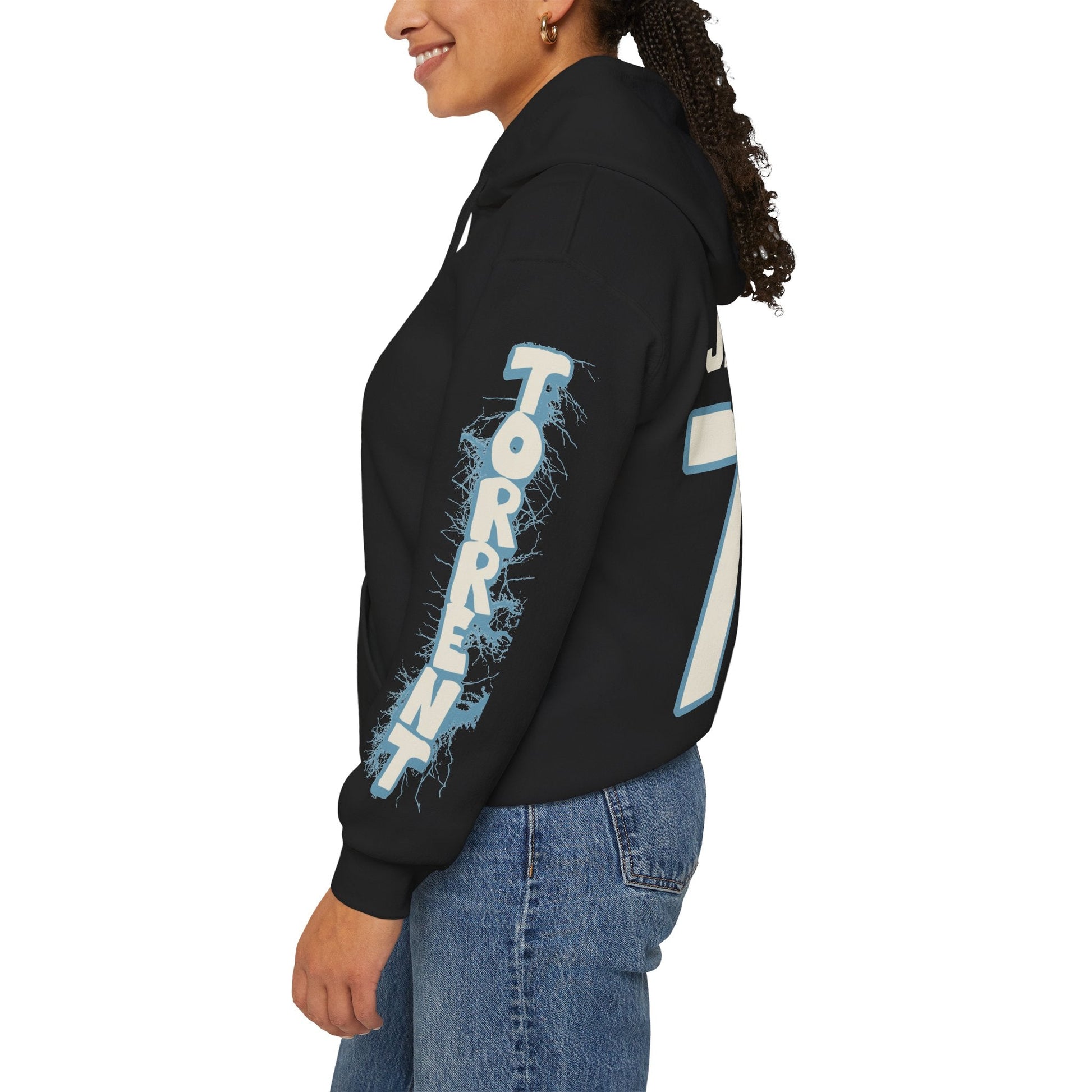 CJ Jackson Torrent Unisex Hoodie in Sport Grey | Chix Sports