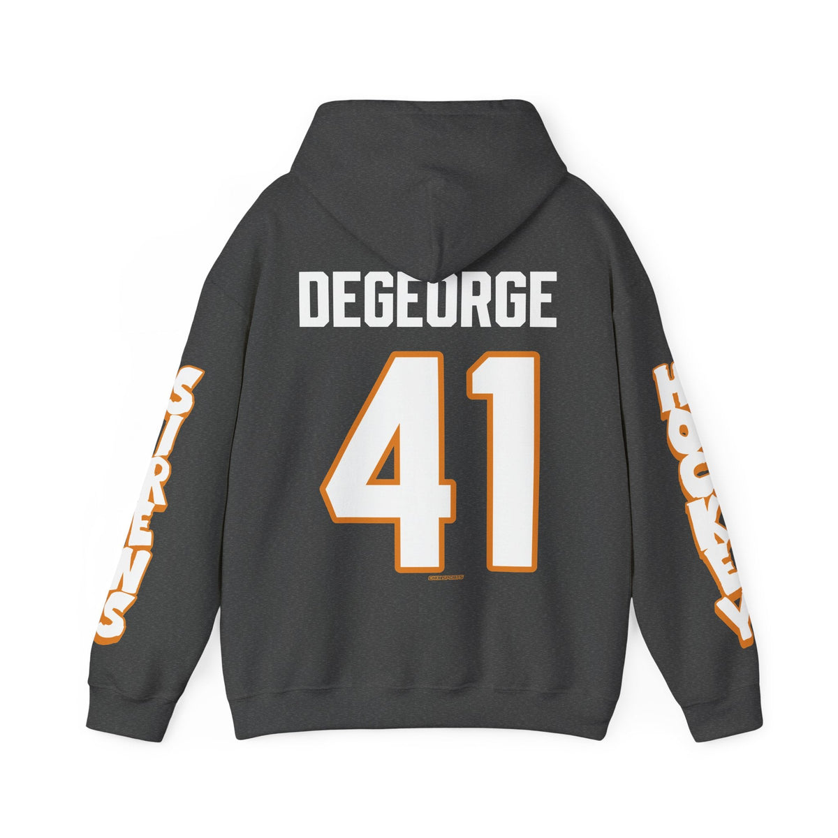 Clair DeGeorge Sirens Unisex Hoodie in Dark Heather | Chix Sports