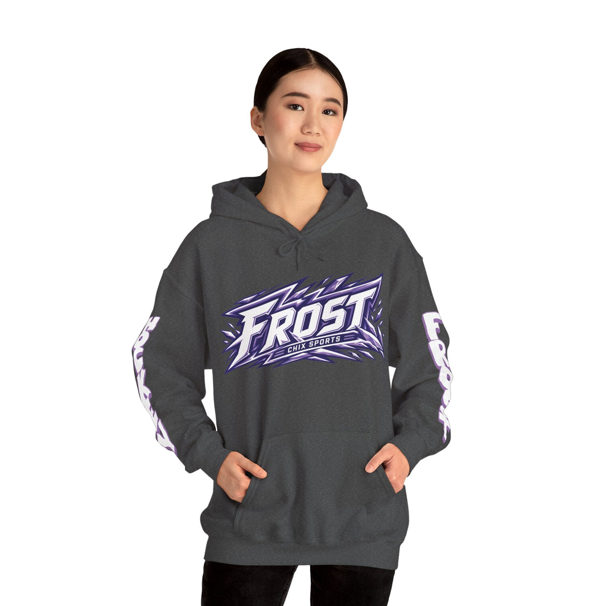 Claire Butorac Frost Unisex Hoodie in Sand | Chix Sports
