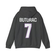 Claire Butorac Frost Unisex Hoodie in Dark Heather | Chix Sports