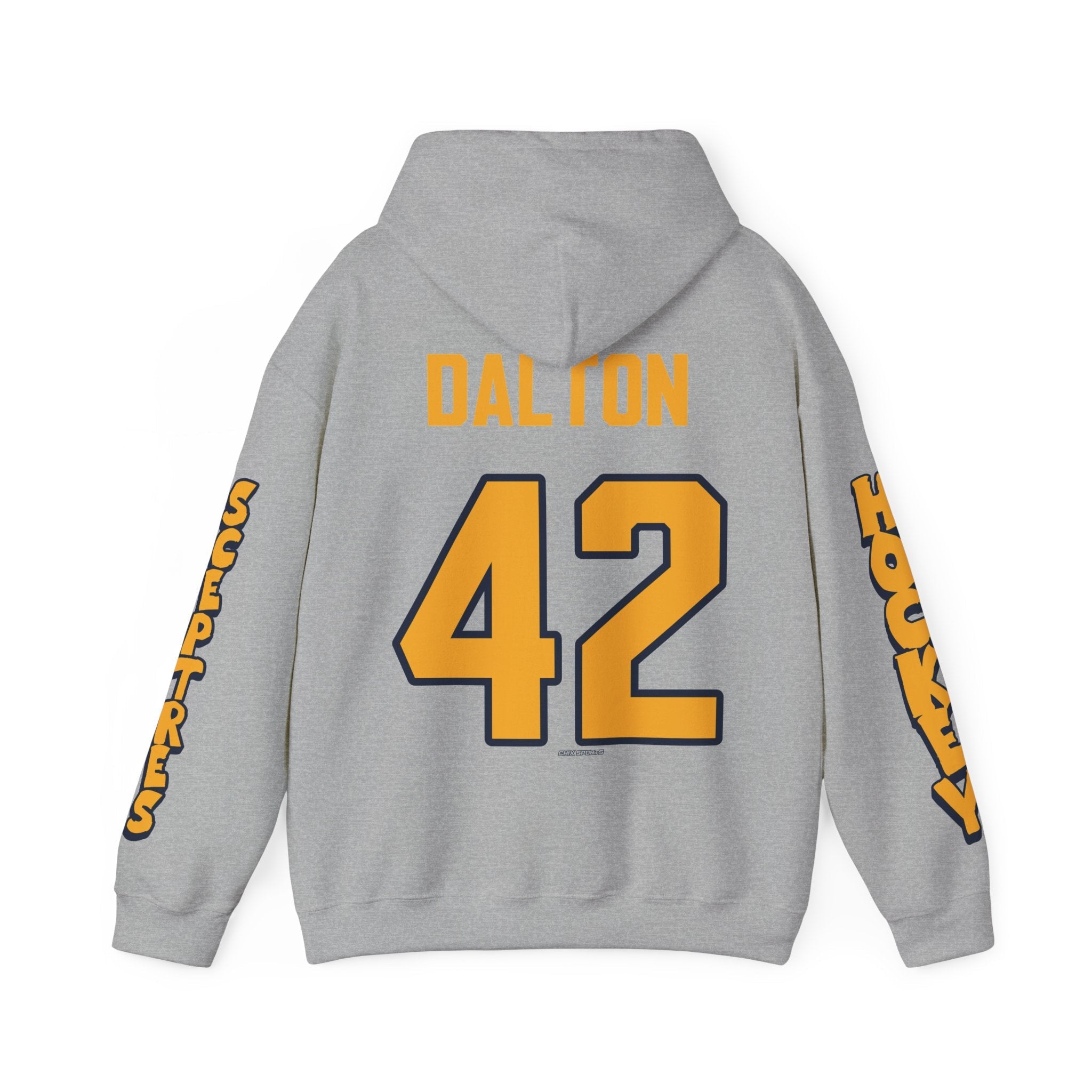 Claire Dalton Sceptres Unisex Hoodie in Sport Grey | Chix Sports