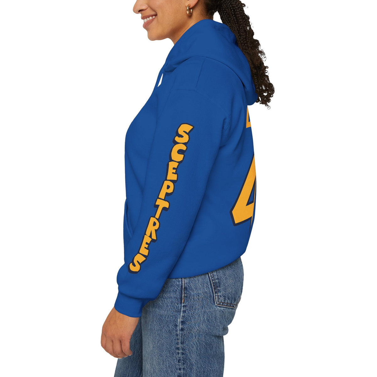Claire Dalton Sceptres Unisex Hoodie in Royal | Chix Sports