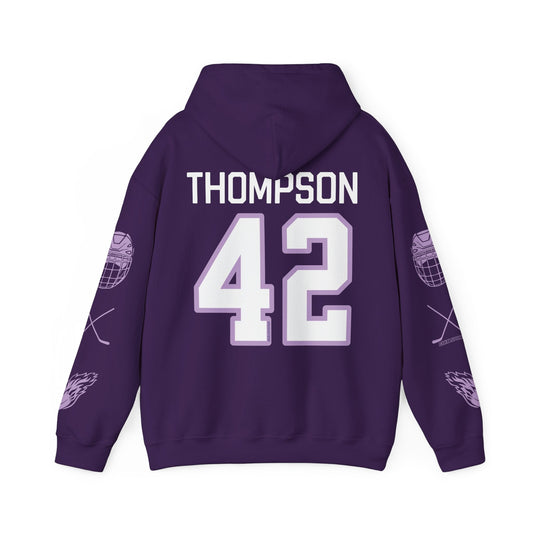 Claire Thompson 42 Frost Hockey Heavy Hoodie | Chix Sports