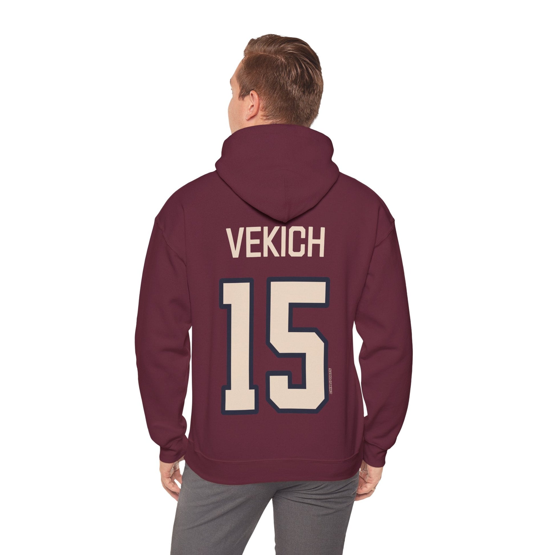 Claire Vekich Victoire Unisex Hoodie - No sleeve print | Chix Sports