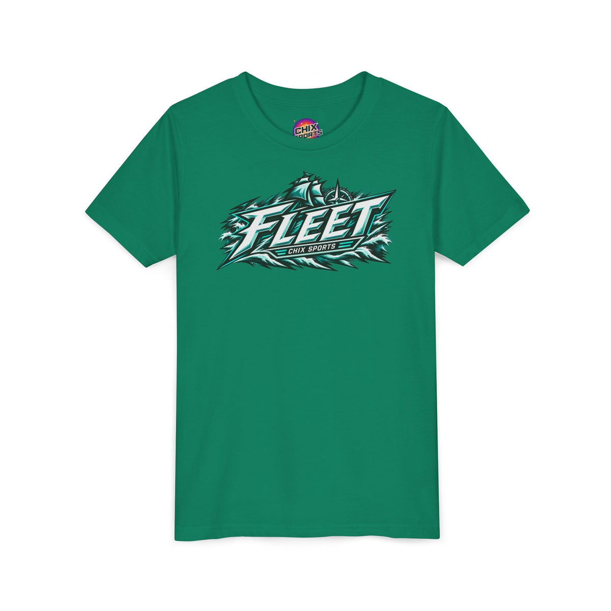 Copy of Kids Fleet Hockey Soft Poly-blend T-shirt in Dark Grey Heather | Chix Sports