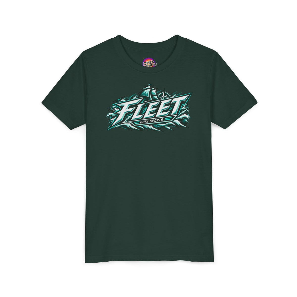 Copy of Kids Fleet Hockey Soft Poly-blend T-shirt in Dark Grey Heather | Chix Sports