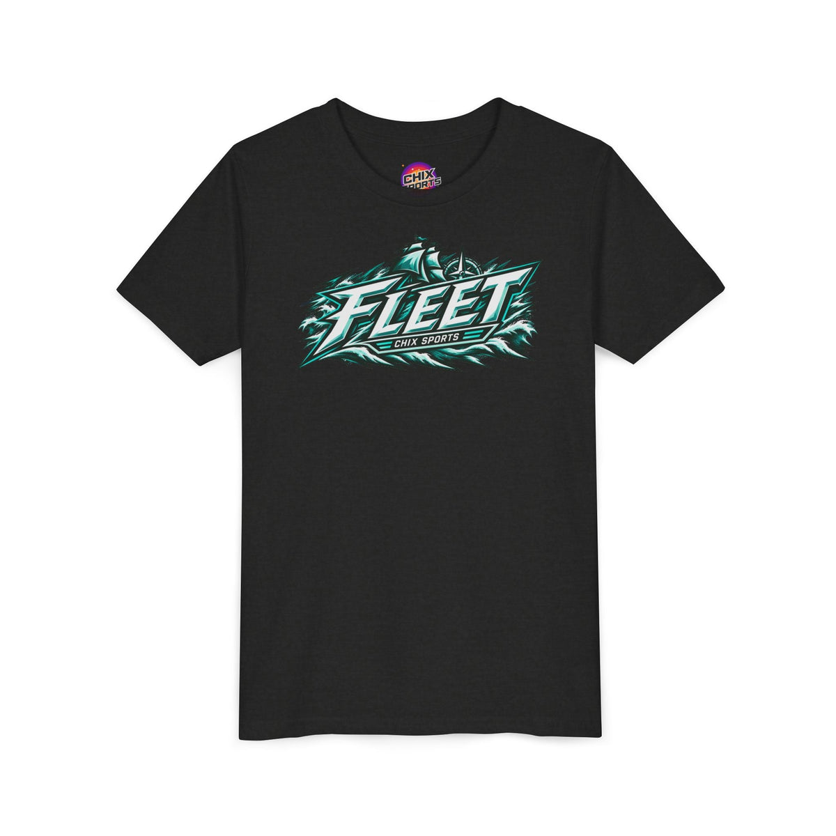 Copy of Kids Fleet Hockey Soft Poly-blend T-shirt in Dark Grey Heather | Chix Sports