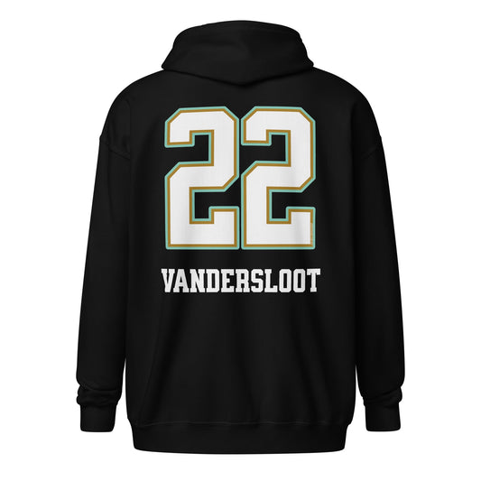 Courtney Vandersloot 22 Liberty Unisex Heavy Blend Zip Hoodie | Chix Sports