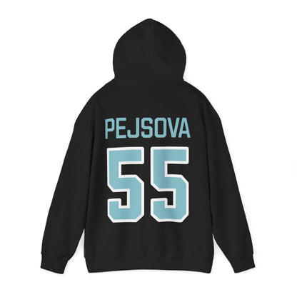 Daniela Pejsova 55 Heavy Fleet Hoodie - No Sleeve Print | Chix Sports