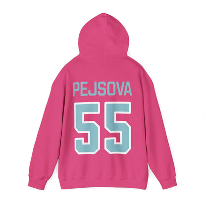 Daniela Pejsova 55 Heavy Fleet Hoodie - No Sleeve Print | Chix Sports
