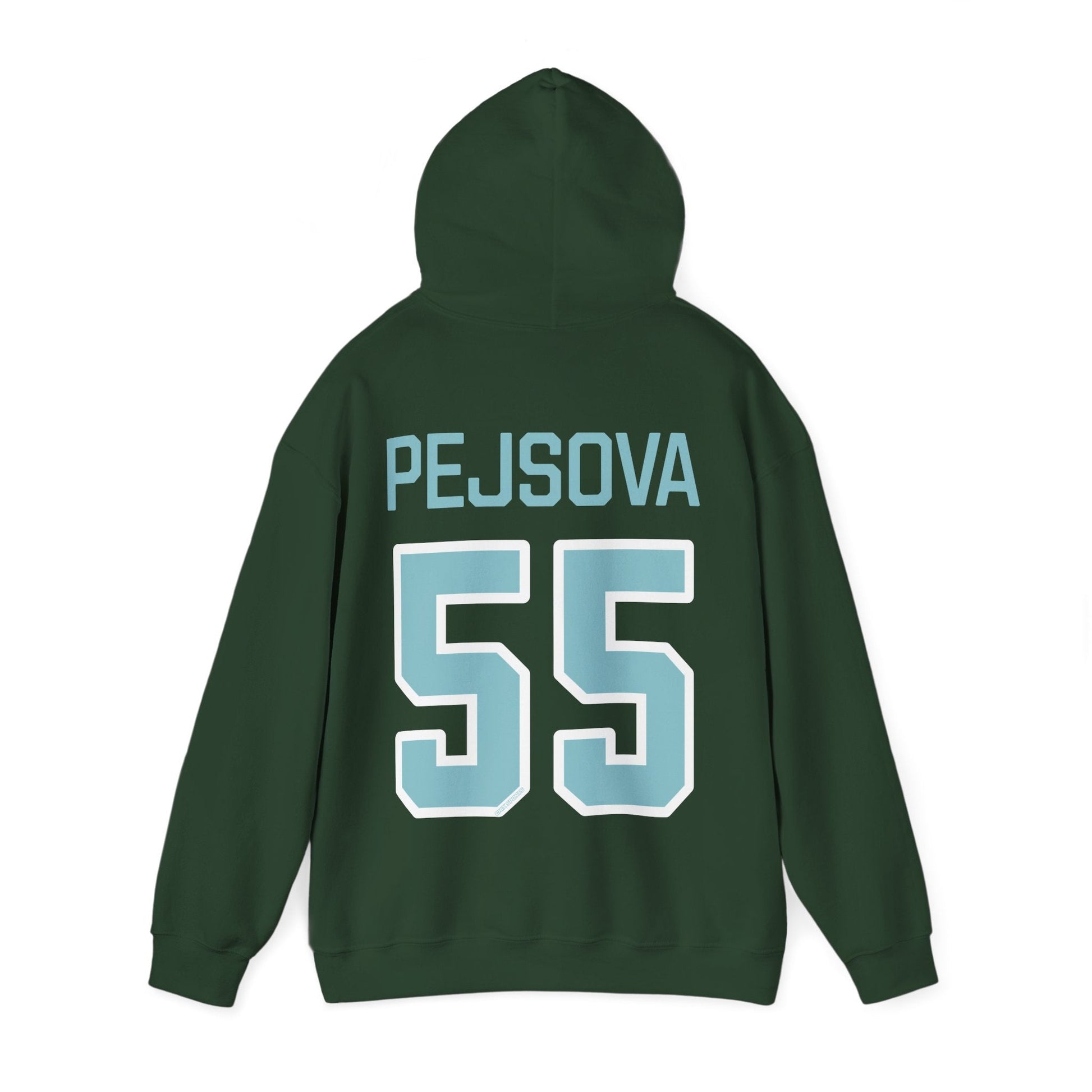 Daniela Pejsova 55 Heavy Fleet Hoodie - No Sleeve Print | Chix Sports