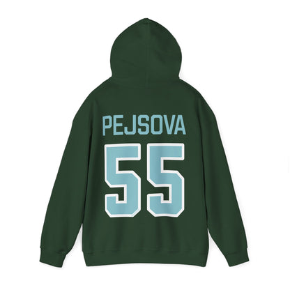 Daniela Pejsova 55 Heavy Fleet Hoodie - No Sleeve Print | Chix Sports