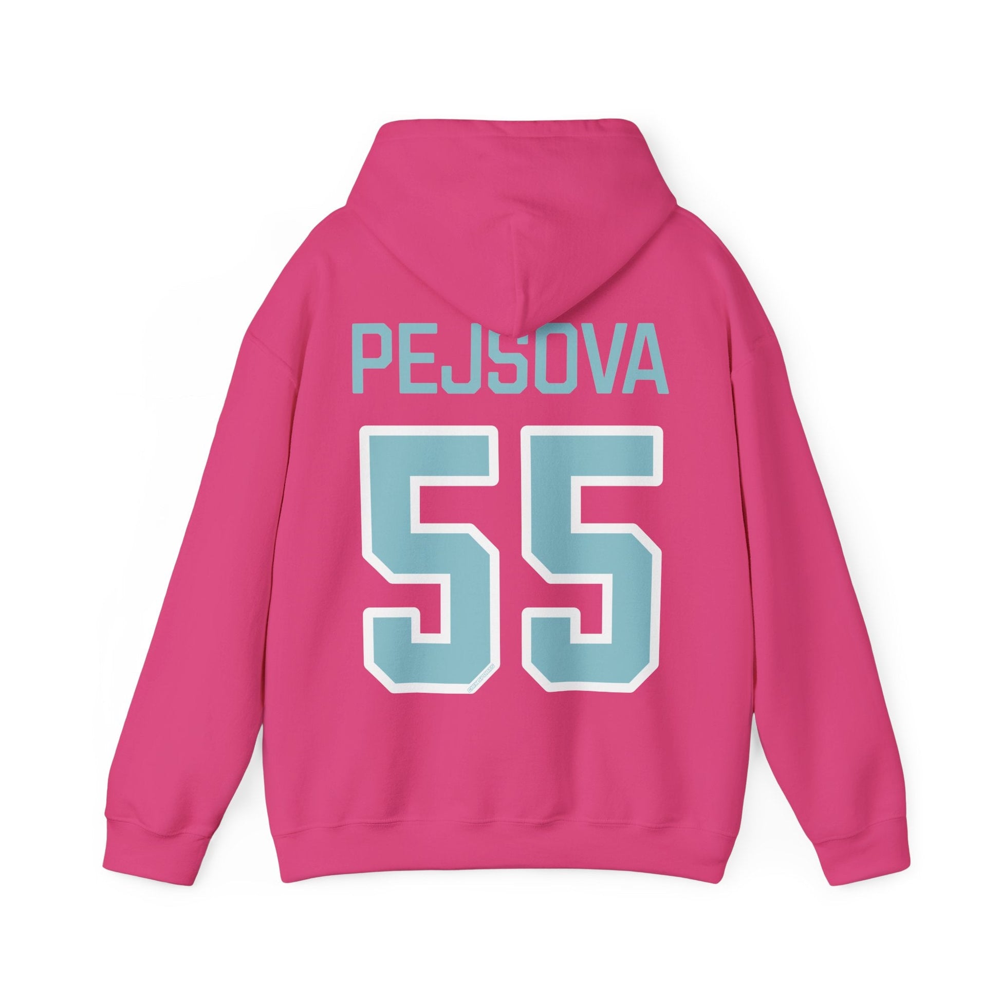 Daniela Pejsova 55 Heavy Fleet Hoodie - No Sleeve Print | Chix Sports