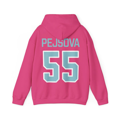 Daniela Pejsova 55 Heavy Fleet Hoodie - No Sleeve Print | Chix Sports