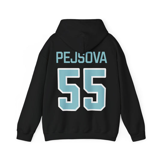Daniela Pejsova 55 Heavy Fleet Hoodie - No Sleeve Print | Chix Sports