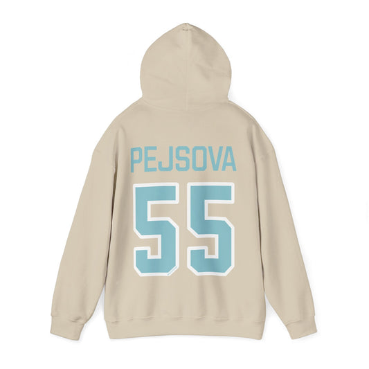 Daniela Pejsova 55 Heavy Fleet Hoodie - No Sleeve Print | Chix Sports