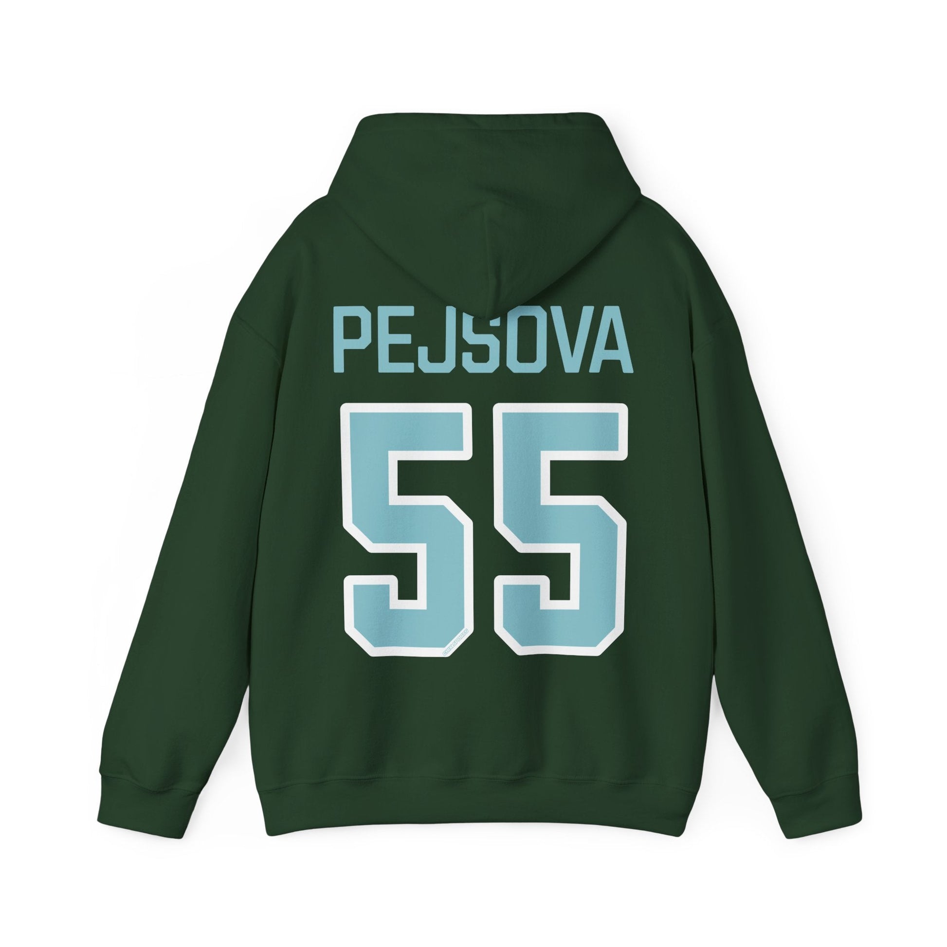 Daniela Pejsova 55 Heavy Fleet Hoodie - No Sleeve Print | Chix Sports