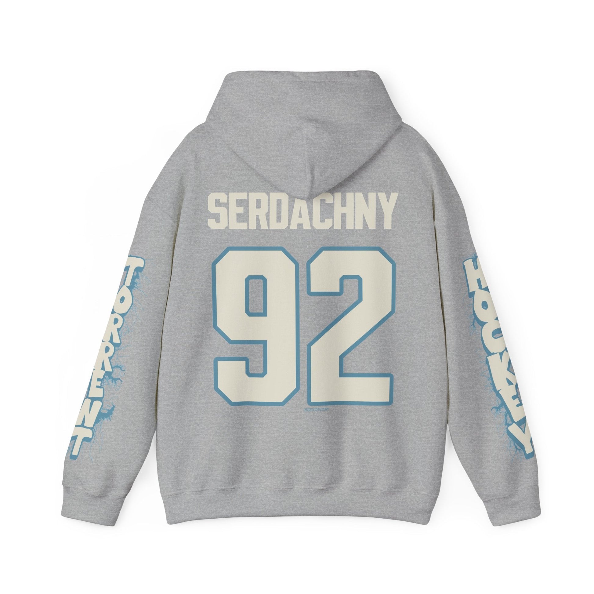 Danielle Serdachny Torrent Unisex Hoodie in Sport Grey | Chix Sports