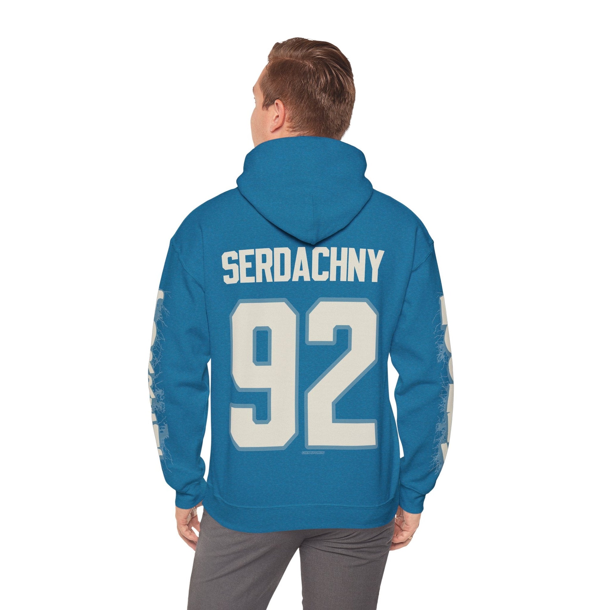 Danielle Serdachny Torrent Unisex Hoodie in Antique Sapphire | Chix Sports
