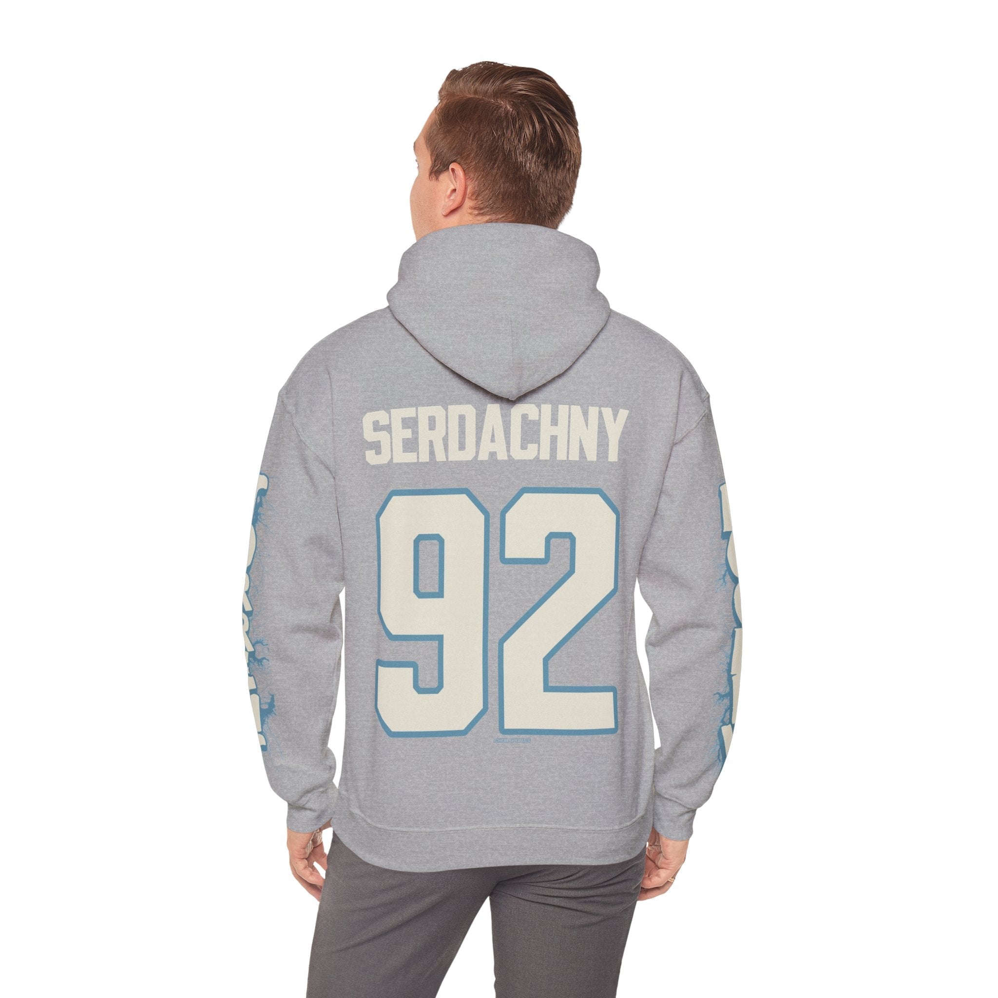Danielle Serdachny Torrent Unisex Hoodie in Antique Sapphire | Chix Sports