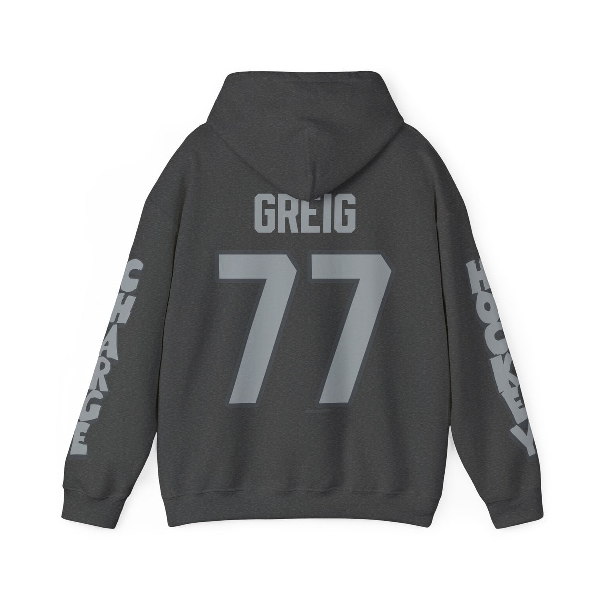 Dara Greig Charge Unisex Power Hoodie in Dark Heather | Chix Sports
