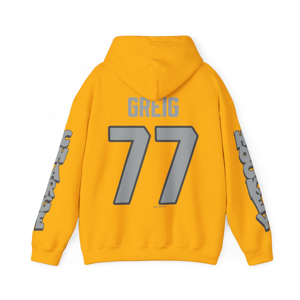 Dara Greig Charge Unisex Power Hoodie in Gold | Chix Sports