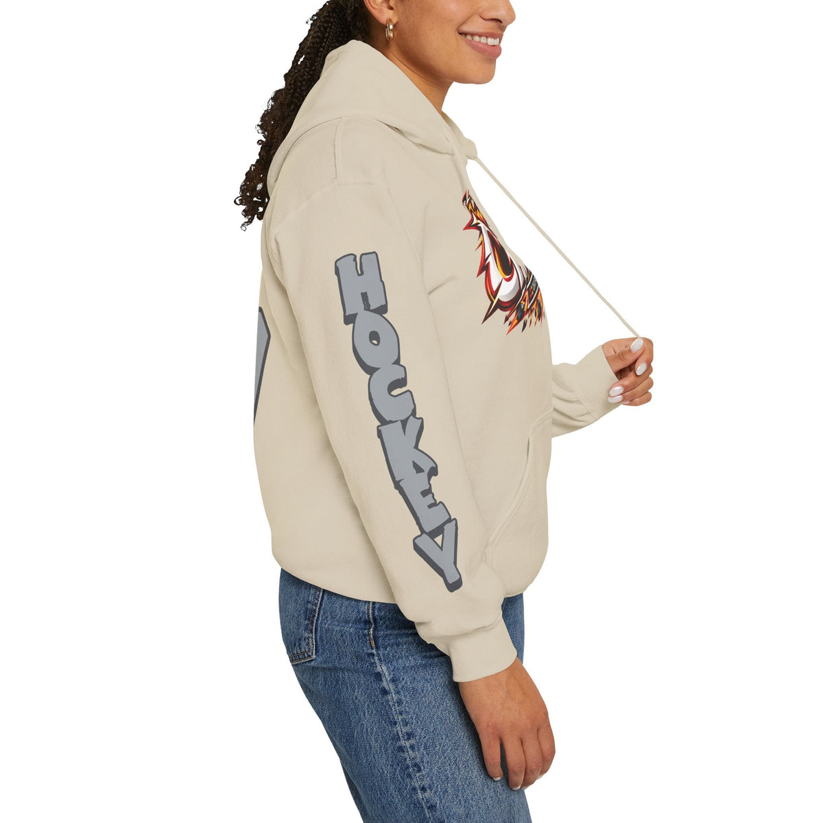 Dara Greig Charge Unisex Power Hoodie in Gold | Chix Sports