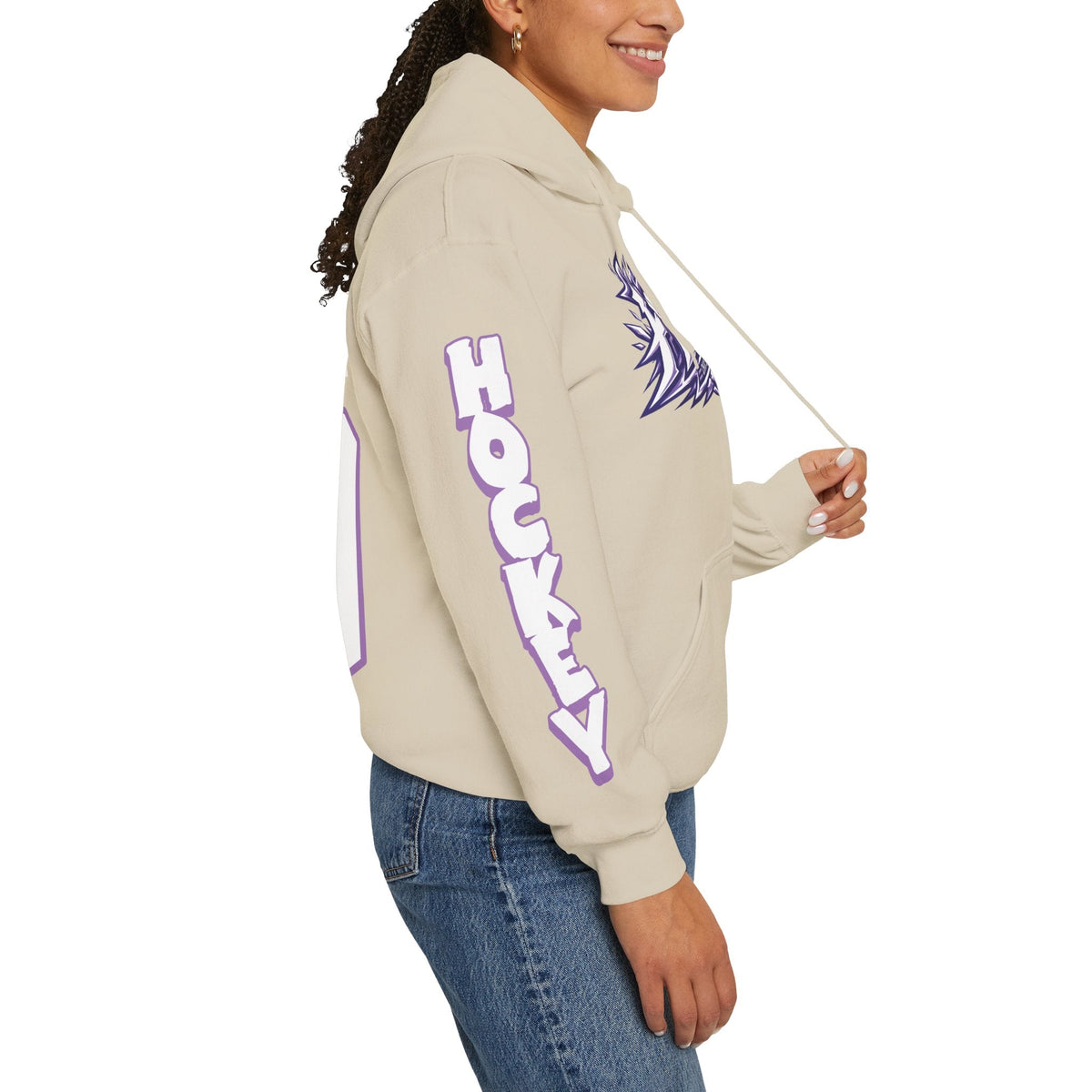 Daria Gredzen Frost Unisex Hoodie in Sand | Chix Sports