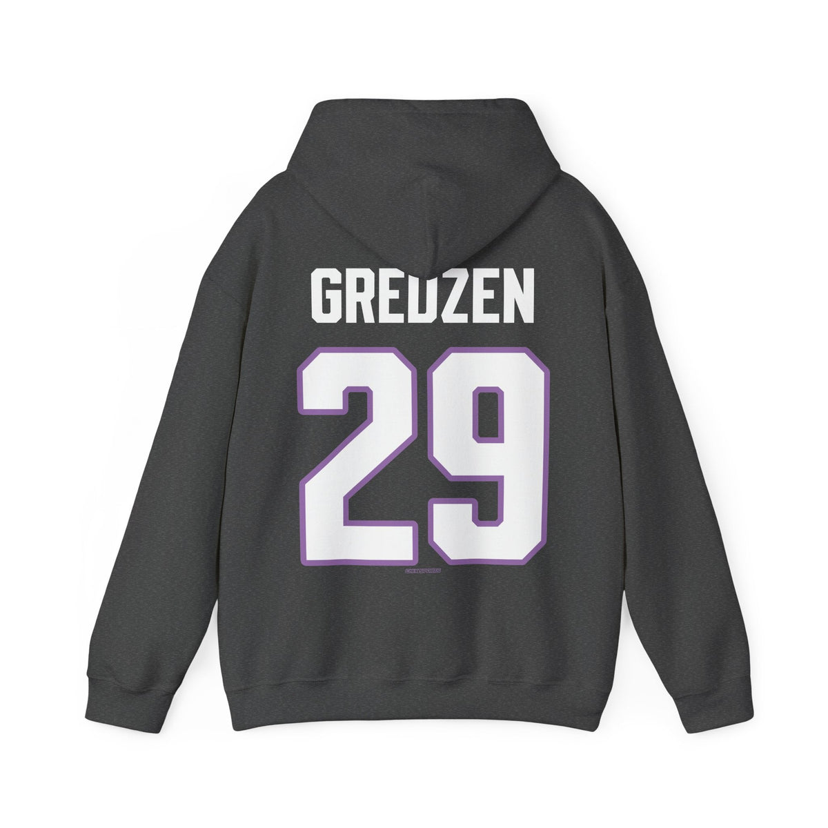 Daria Gredzen Frost Unisex Hoodie in Dark Heather | Chix Sports