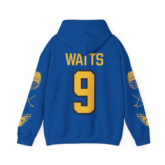 Daryl Watts 9 Sceptres Hockey Heavy Hoodie | Chix Sports