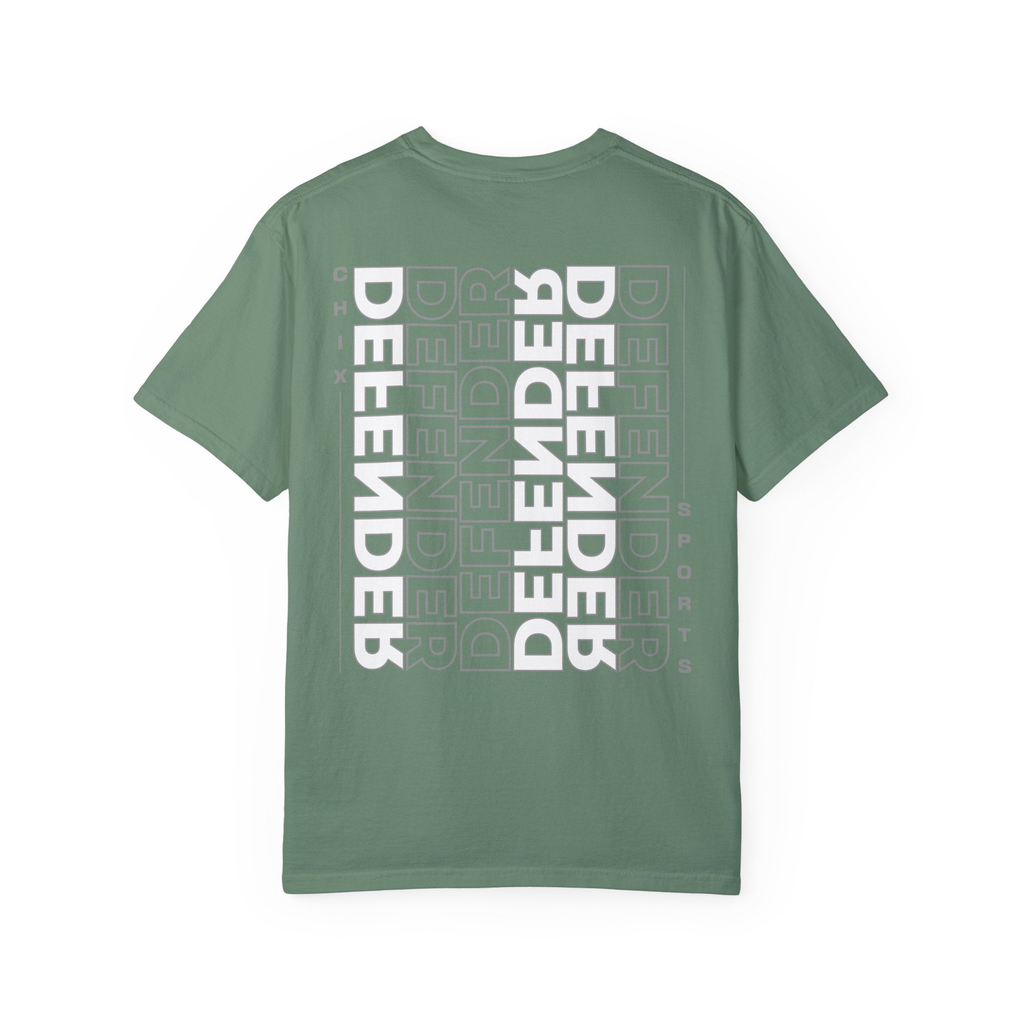 Defender Player Position Garment - Dyed T-shirt Vertical | Chix Sports