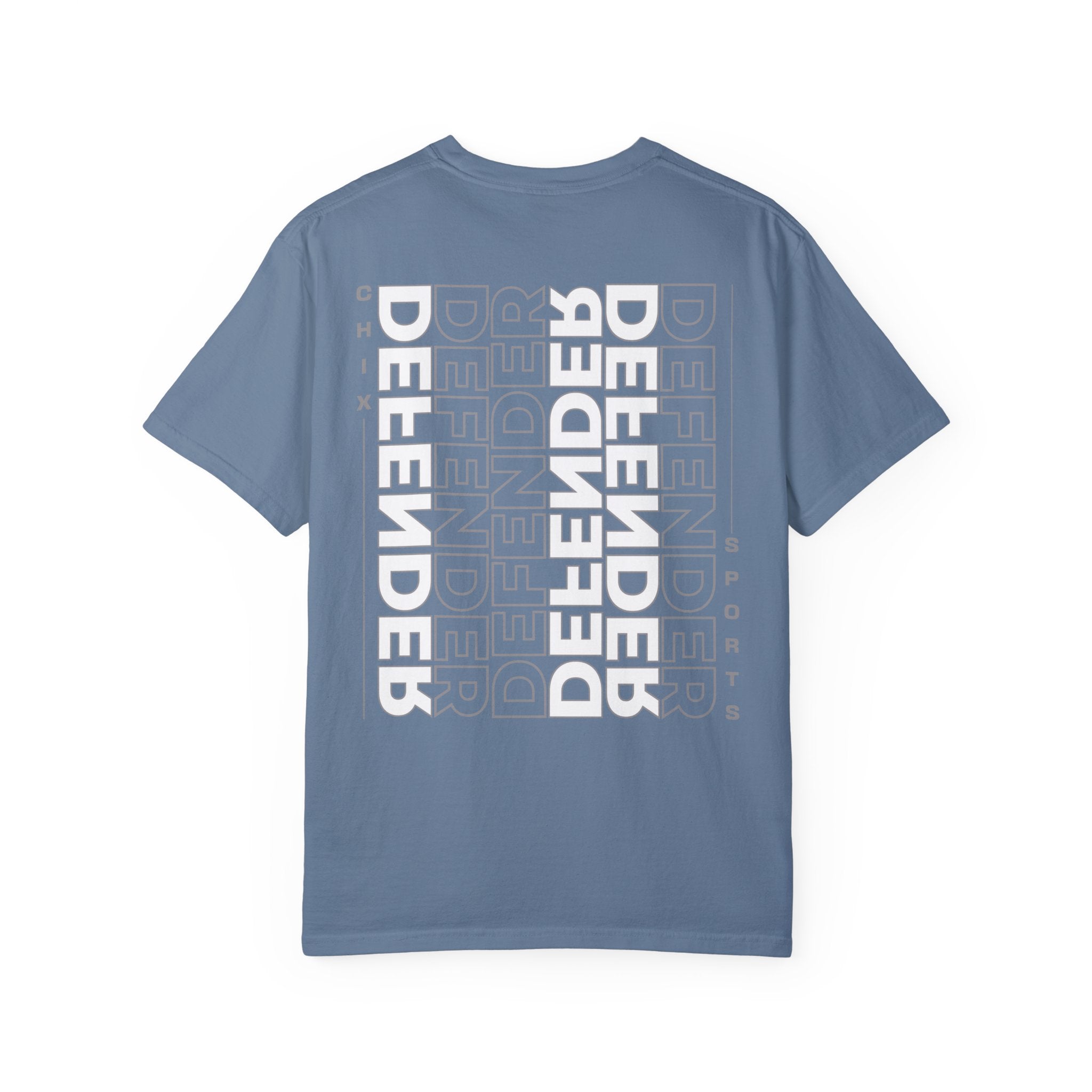 Defender Player Position Garment - Dyed T-shirt Vertical | Chix Sports