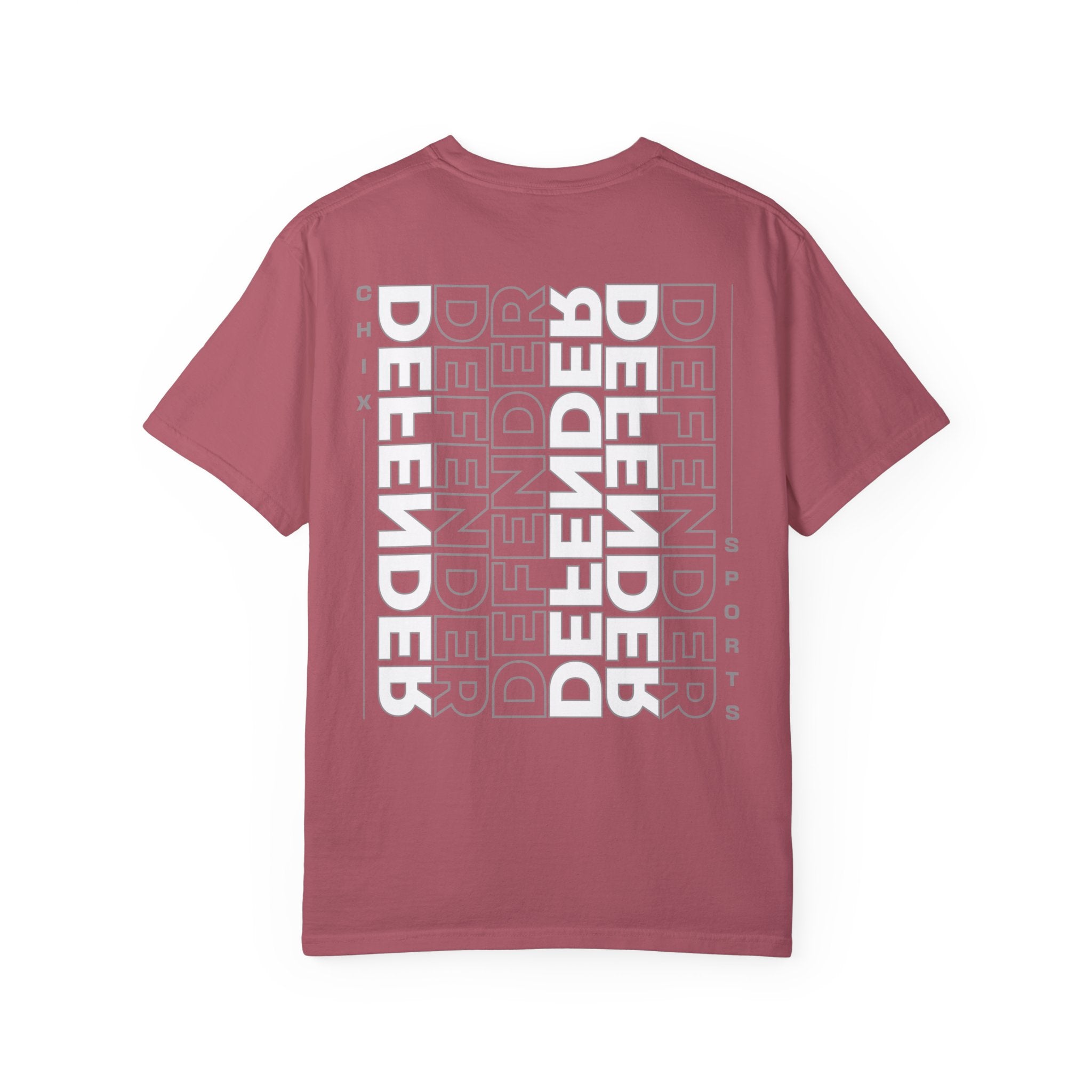 Defender Player Position Garment - Dyed T-shirt Vertical | Chix Sports