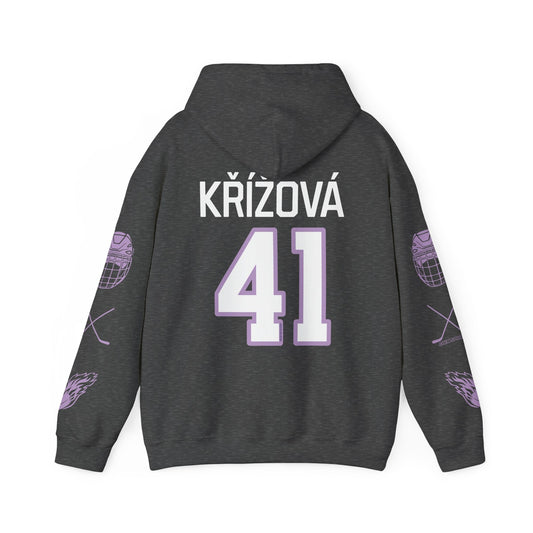 Denisa Krizova 41 Frost Hockey Heavy Hoodie | Chix Sports