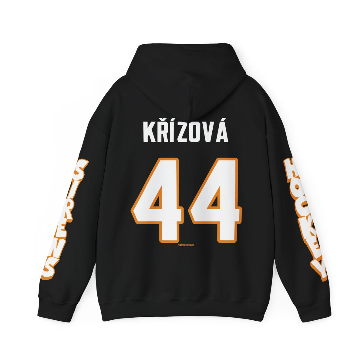 Denisa Krizova Sirens Unisex Hoodie in Black | Chix Sports
